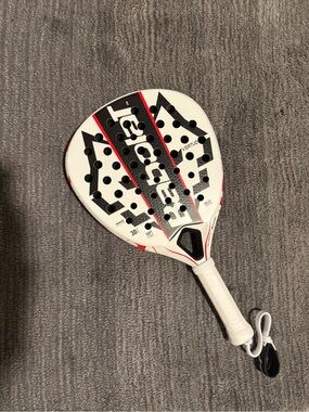 Babolat Technical Vertuo Juan Lebron Men’s Padel Racket - White/Red
